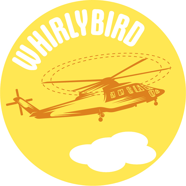 helicopter logo for whirlybird